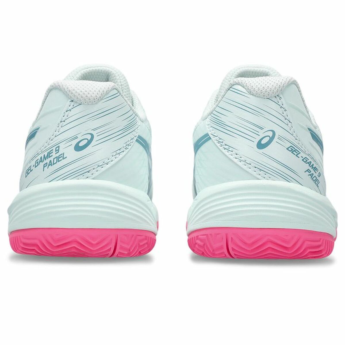 Scarpe da Padel per Bambini Asics Gel-Game 9  Azzurro Chiaro