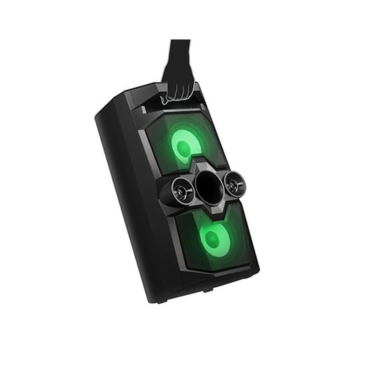 Altoparlante Bluetooth Real-El REAL-EL X-771 Nero Multicolore