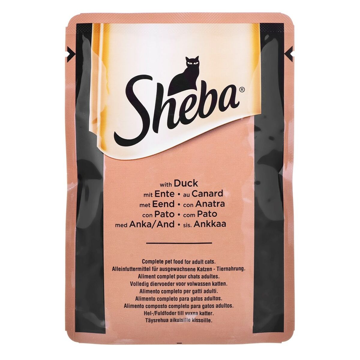 Cibo per gatti Sheba Selection Poultry Variation Pollo Tacchino Anatra Uccelli 80 x 85 g