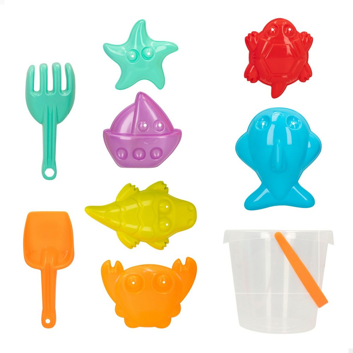 Set di giocattoli per il mare Colorbaby Ø 18 cm (24 Unità)
