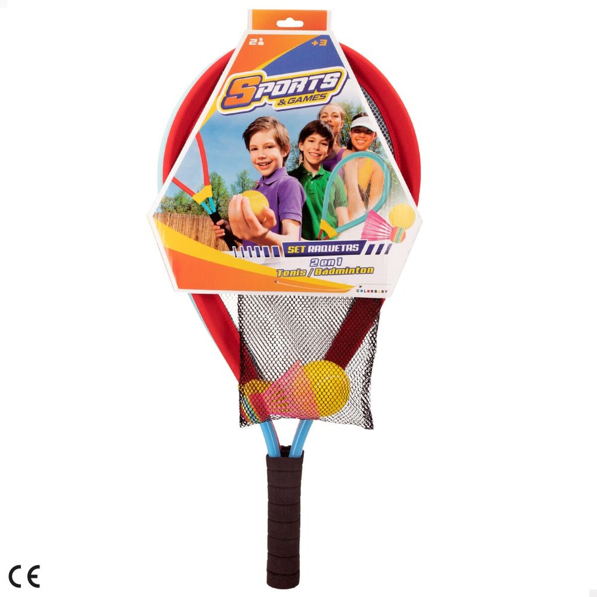 Giocattolo da Mare Colorbaby Tennis 27,5 x 62 x 1,7 cm (6 Unità)