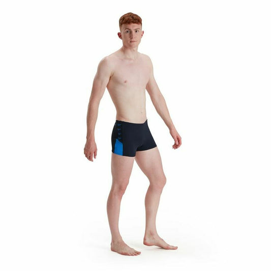 Costume da Bagno Uomo Speedo Boom Logo Splice  Blu scuro