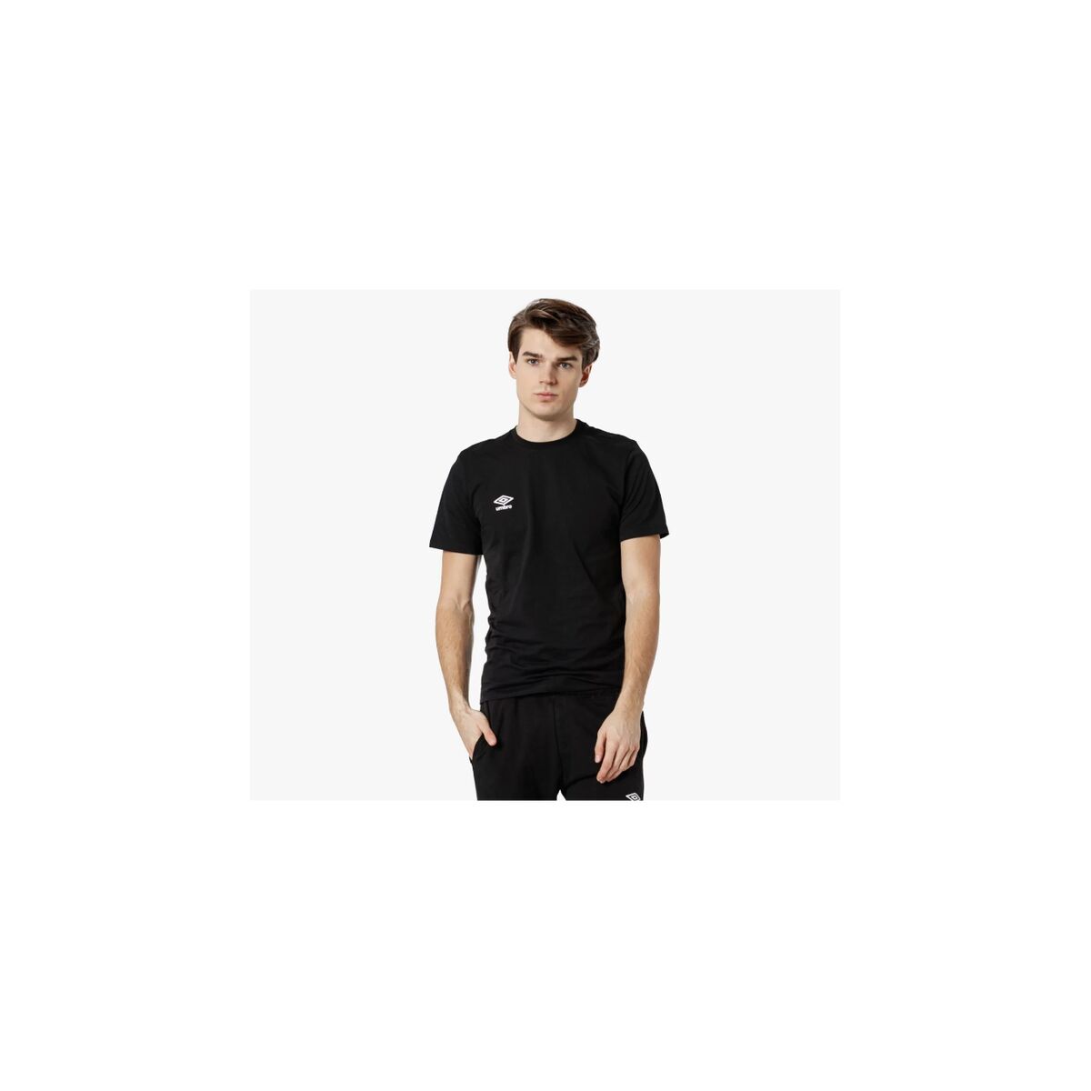 Maglia a Maniche Corte Uomo Umbro  LOGO 65353U 060 Nero