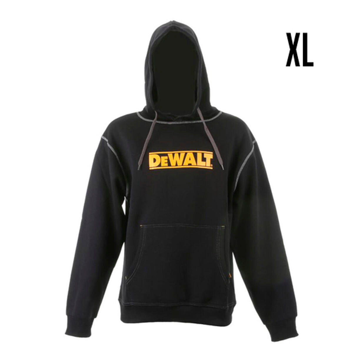 Felpa con Cappuccio Dewalt Nero XL