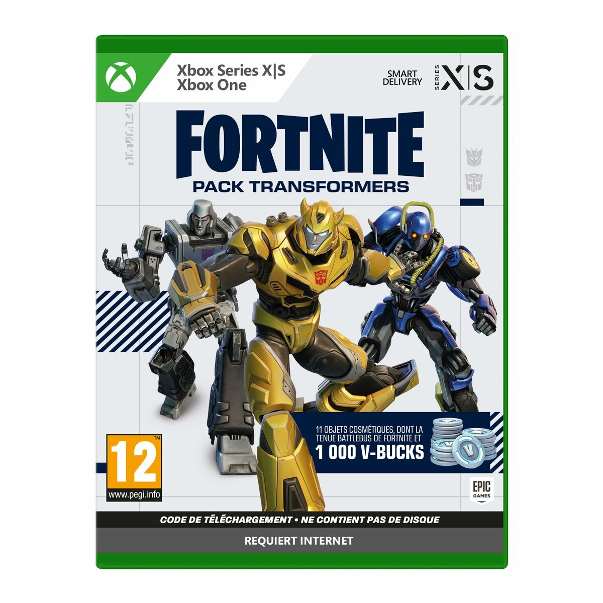 Videogioco per Xbox One / Series X Fortnite Pack Transformers (FR) Codice download