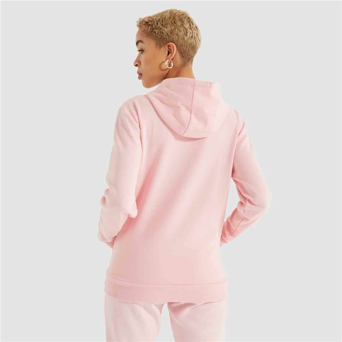 Felpa con Cappuccio Donna Ellesse Torices Rosa