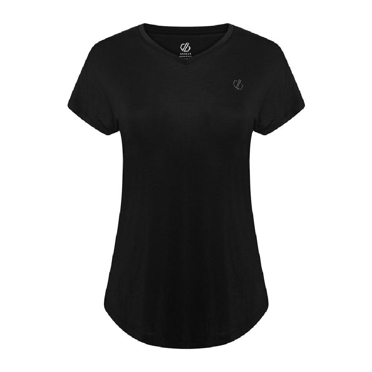 Maglia a Maniche Corte Donna Dare 2b Agleam Nero