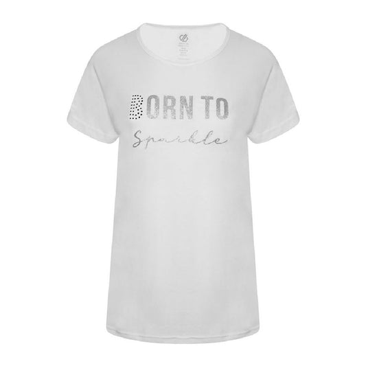 Maglia a Maniche Corte Donna Dare 2b Emanation Bianco