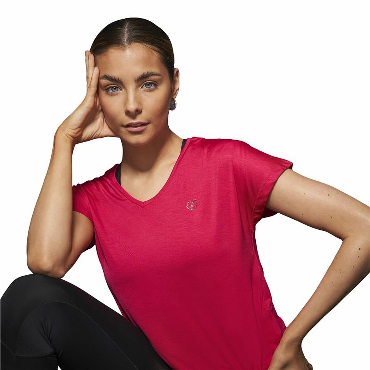 Maglia a Maniche Corte Donna Dare 2b Agleam Rosa