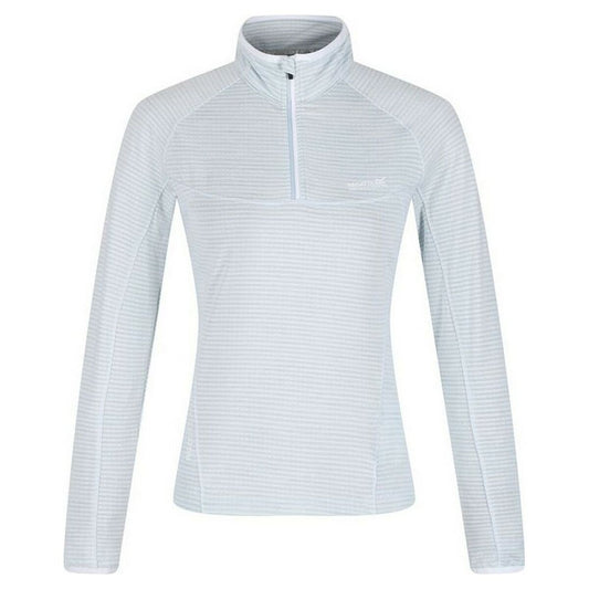 Maglia a Maniche Corte Donna Regatta Yonder Half-Zip Bianco