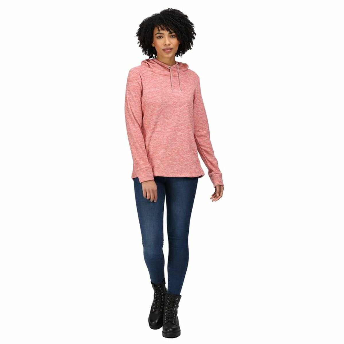 Felpa con Cappuccio Donna Regatta Kizmit II Rosa