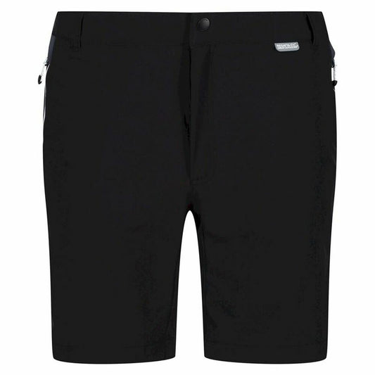 Pantaloni Corti Sportivi da Uomo Regatta Mountain II BK Nero