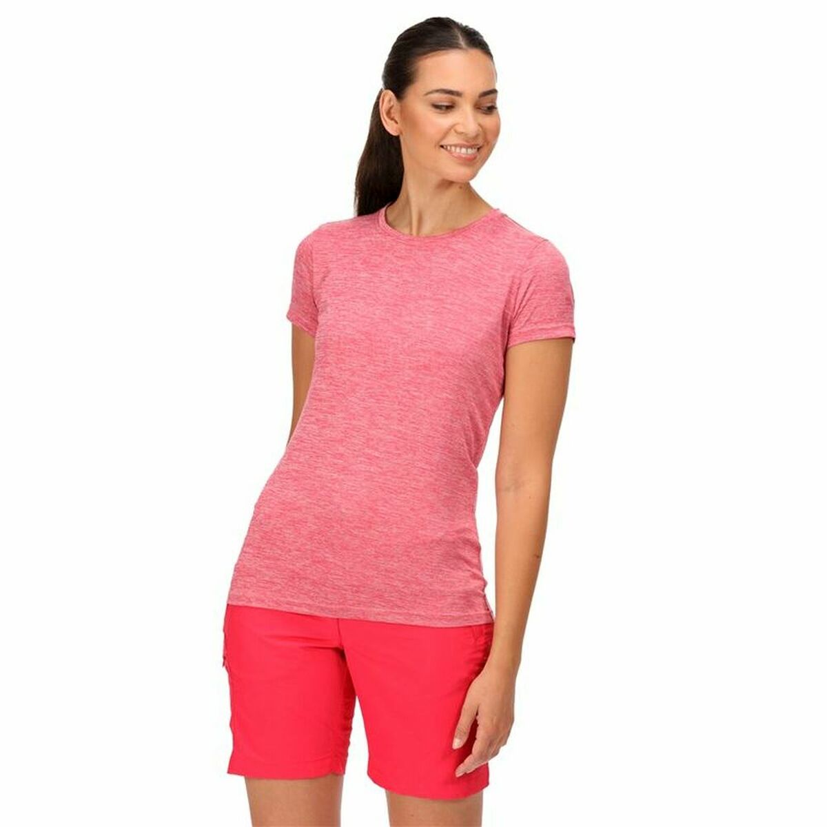 Maglia a Maniche Corte Donna Regatta  Regatta Fingal Edition Rosa