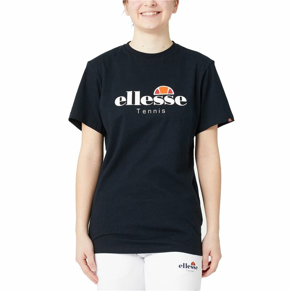 Maglia a Maniche Corte Donna Ellesse Colpo Nero