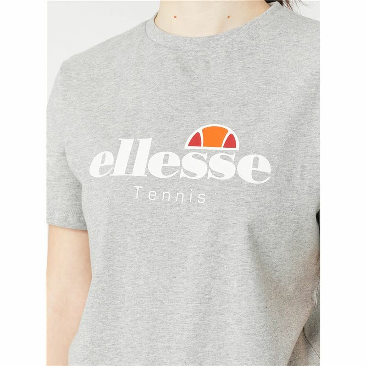 Maglia a Maniche Corte Donna Ellesse Colpo Grigio