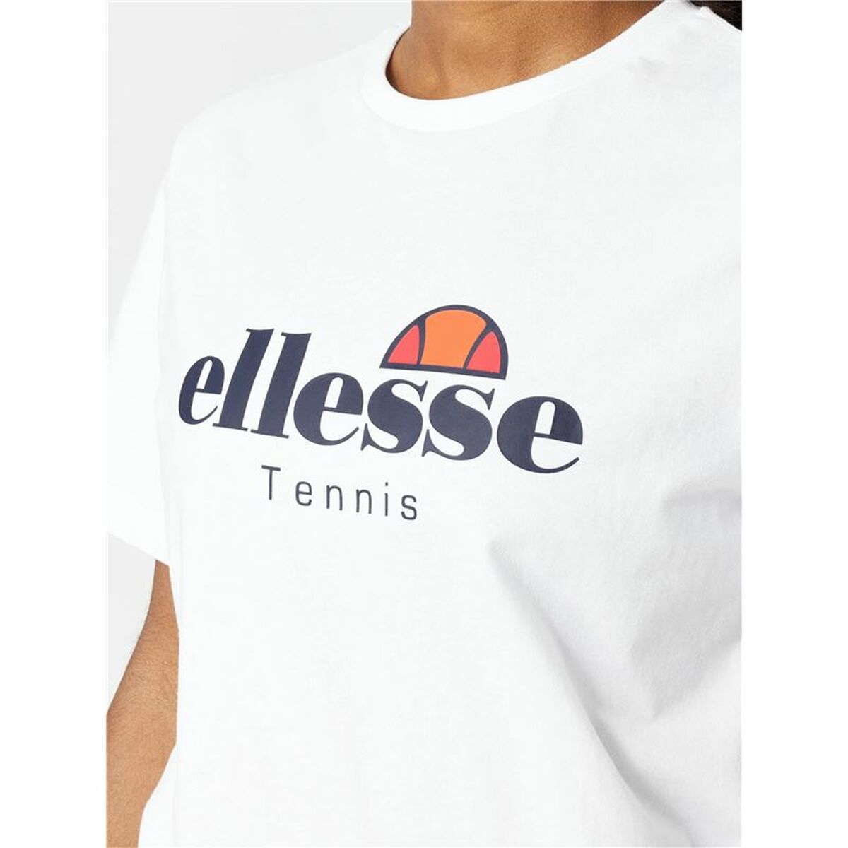 Maglia a Maniche Corte Donna Ellesse Colpo Bianco