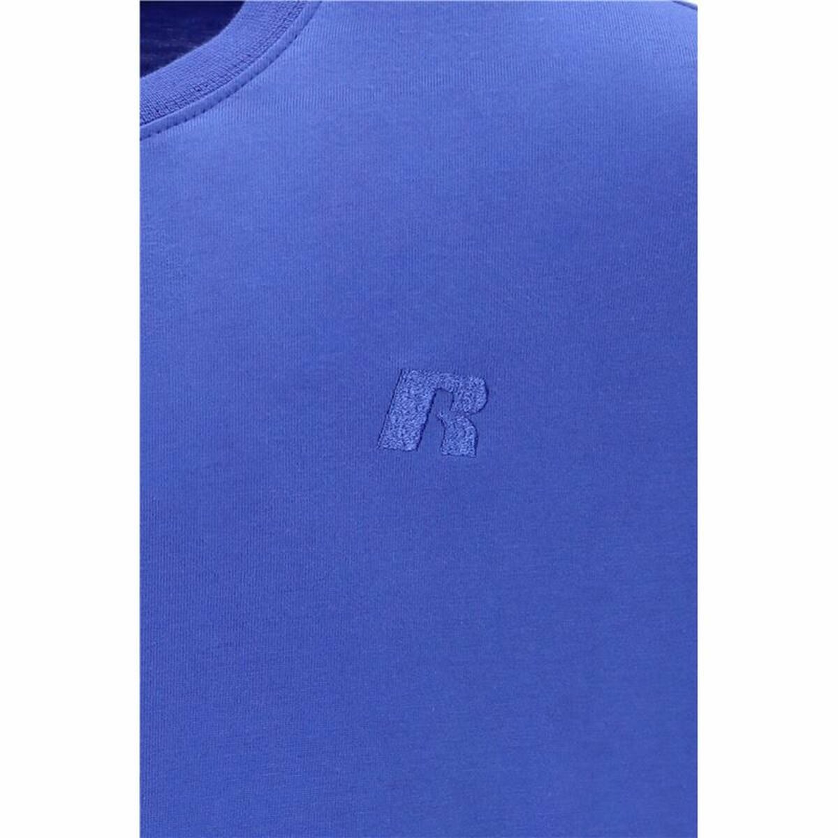 Maglia a Maniche Corte Uomo Russell Athletic Amt A30011 Azzurro