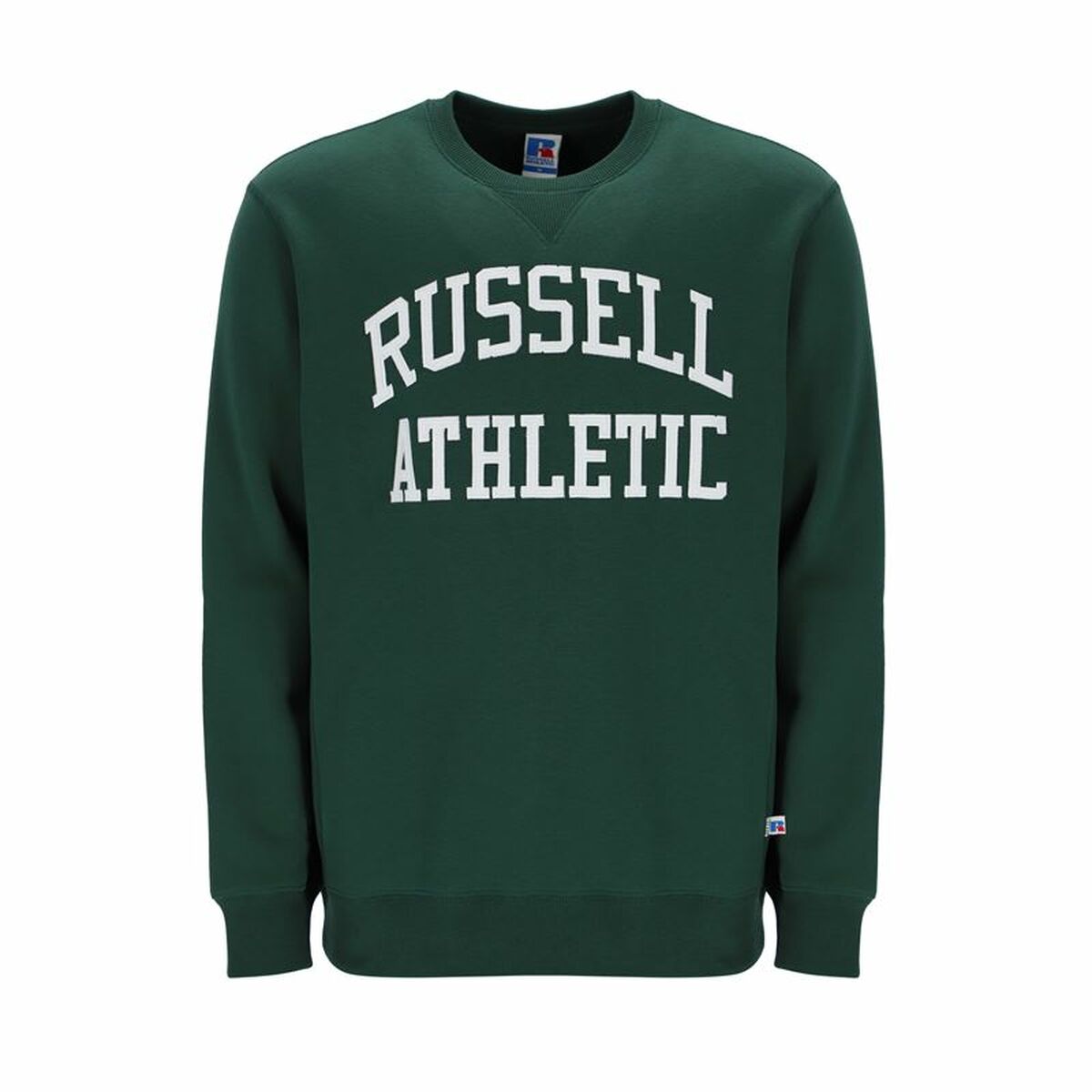 Felpa senza Cappuccio Uomo Russell Athletic Iconic Verde