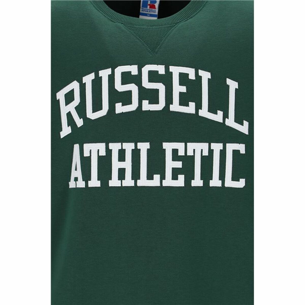 Felpa senza Cappuccio Uomo Russell Athletic Iconic Verde