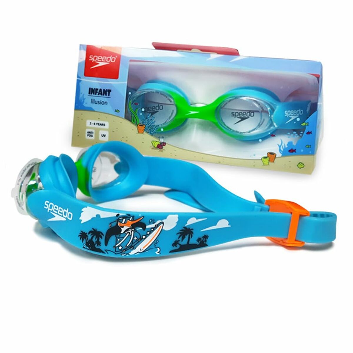 Occhialini da Nuoto per Bambini Speedo 8-1211514638 Azzurro Taglia unica