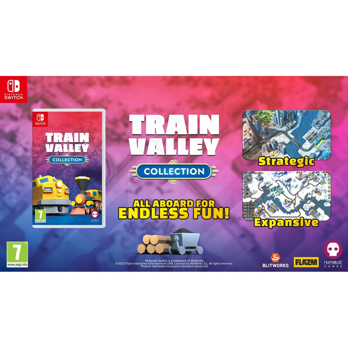 Videogioco per Switch Just For Games Train Valley Collection (EN)