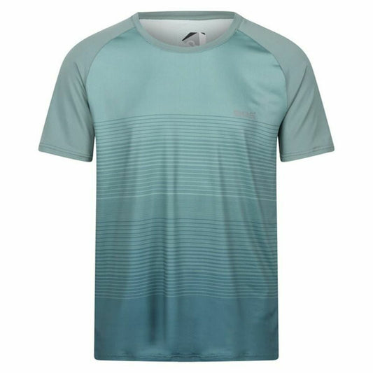 Maglia a Maniche Corte Uomo Regatta Pinmor Acquamarina