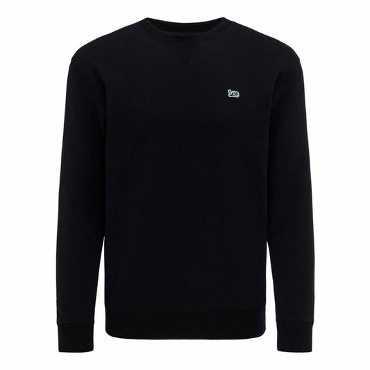 Felpa senza Cappuccio Uomo Lee Plain Crew Nero