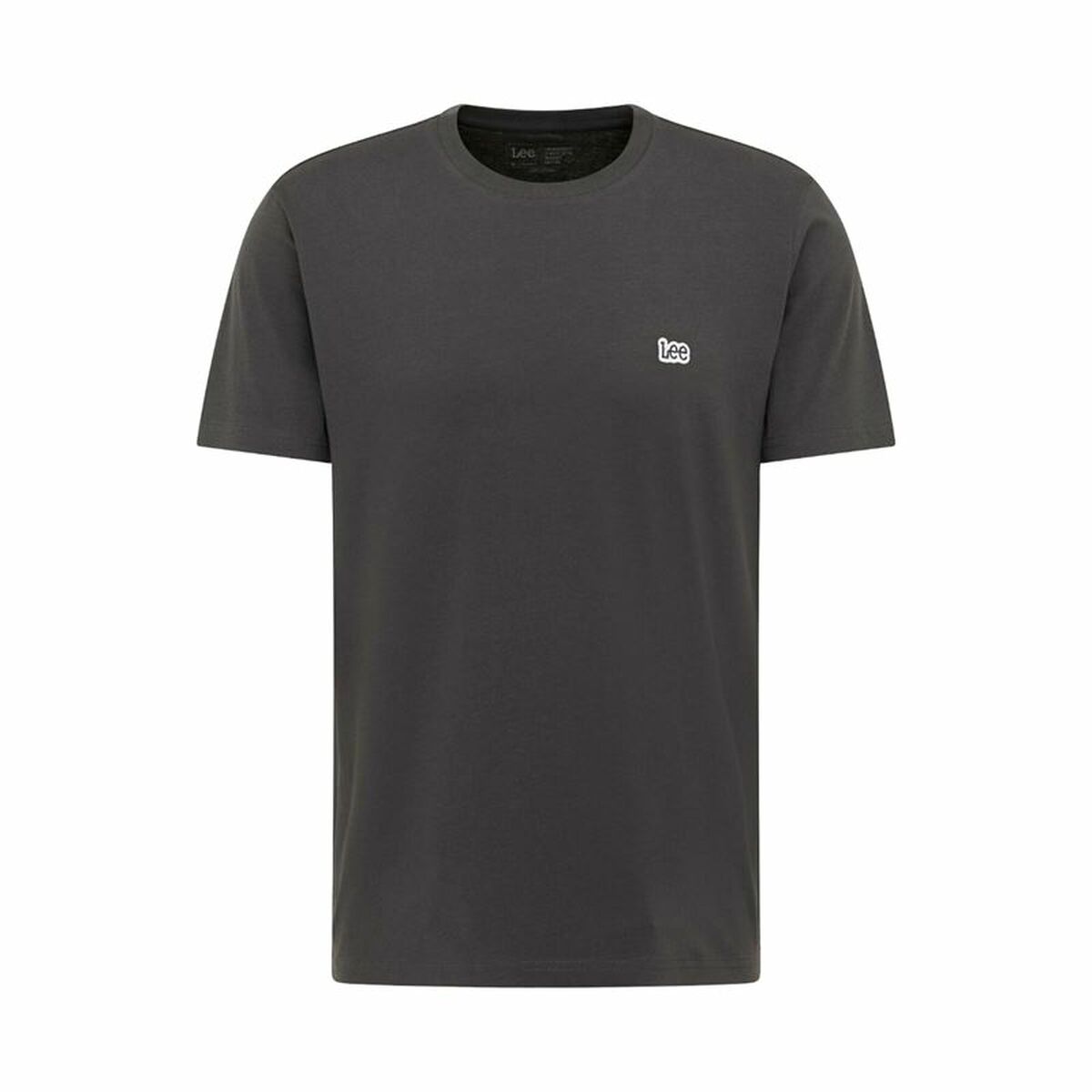 Maglia a Maniche Corte Uomo Lee Patch Logo Grigio