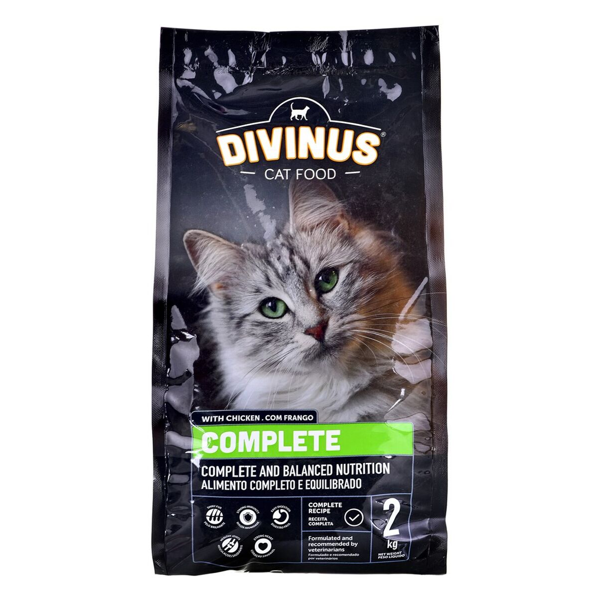 Cibo per gatti Divinus                                 Adulto Pollo 2 Kg