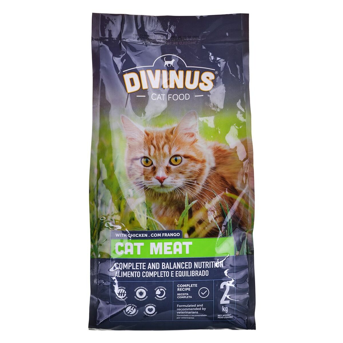 Cibo per gatti Divinus Meat Adulto Pollo 2 Kg