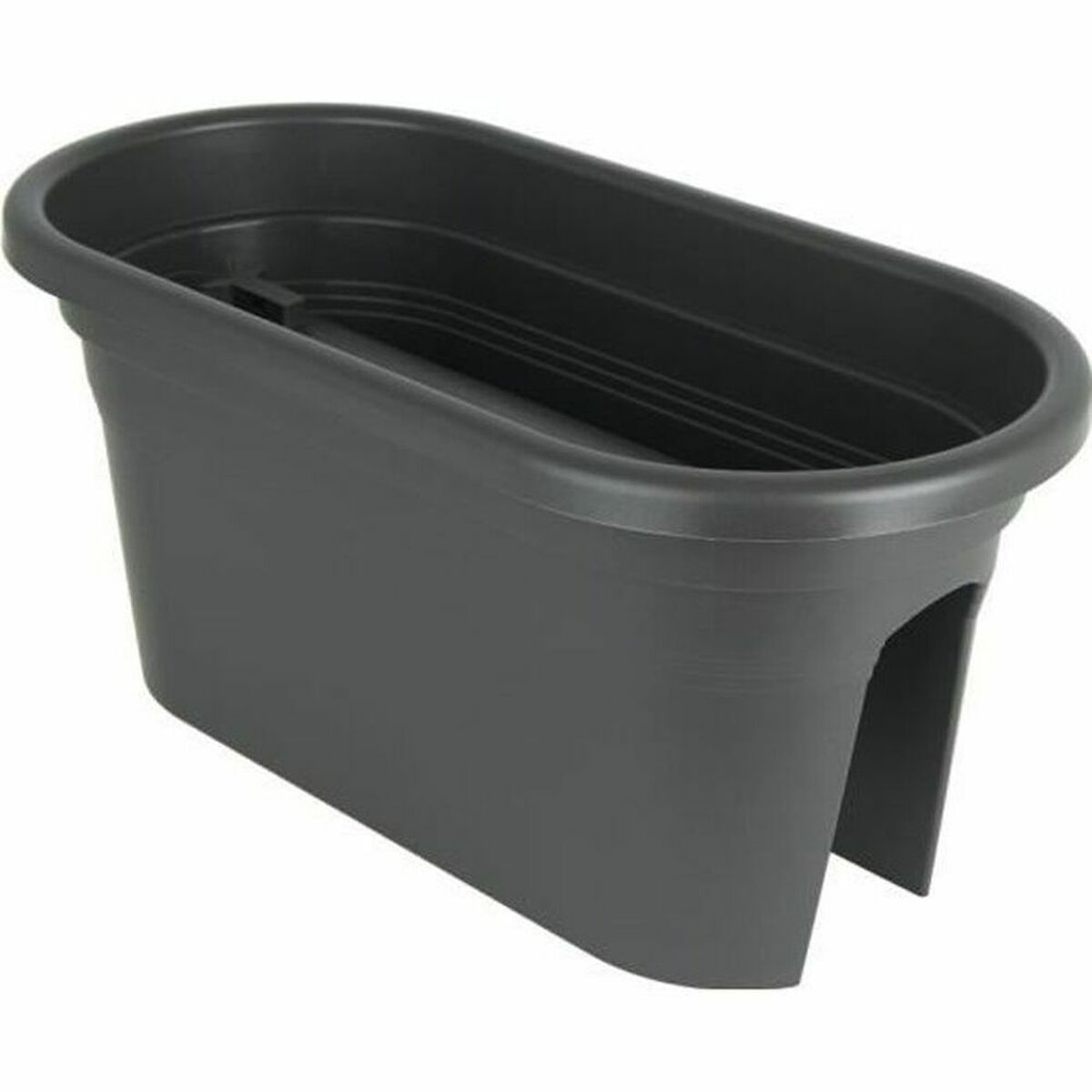 Vaso rettangolare da Balcone Artevasi   Antracite 30 x 60 x 27 cm