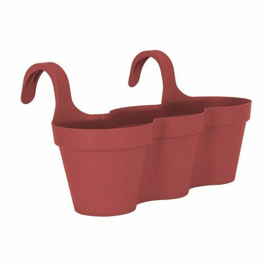 Vaso sospeso Artevasi Capri 30,5 x 54 x 28 cm 11 L Rosso Scuro