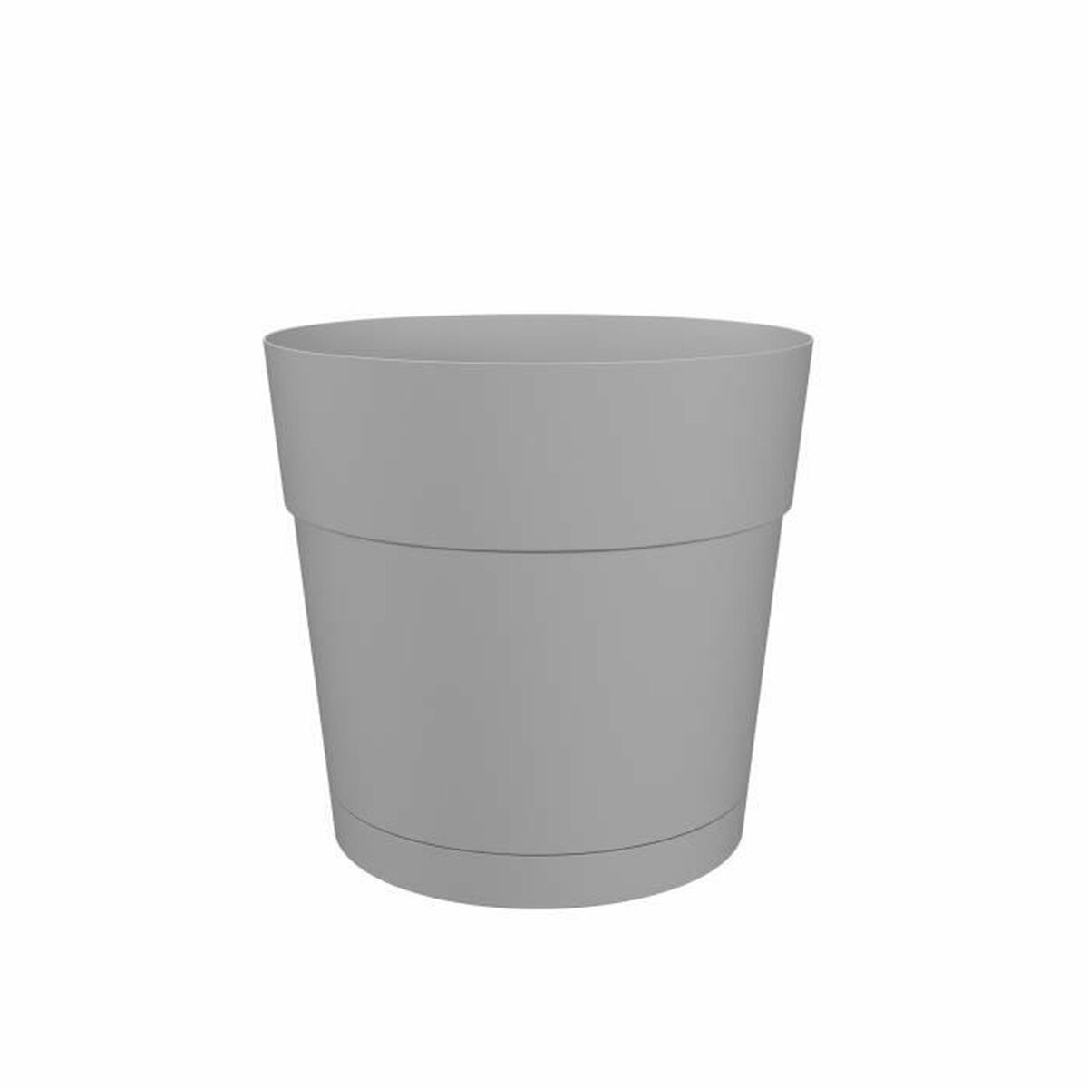 Vaso Artevasi Grigio chiaro Plastica Rotonda Ø 35 cm