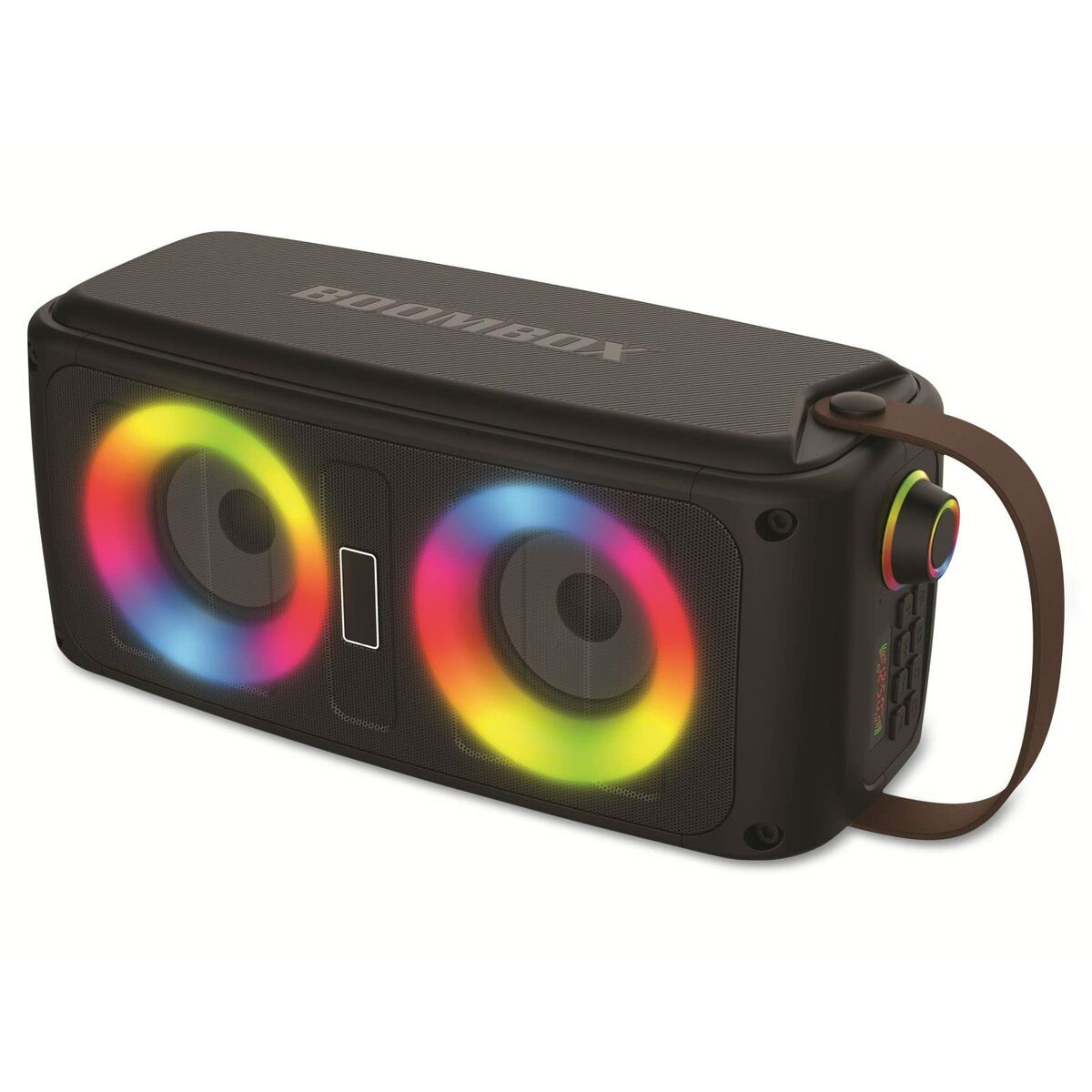 Altoparlante Bluetooth Portatile Denver Electronics Nero LED RGB