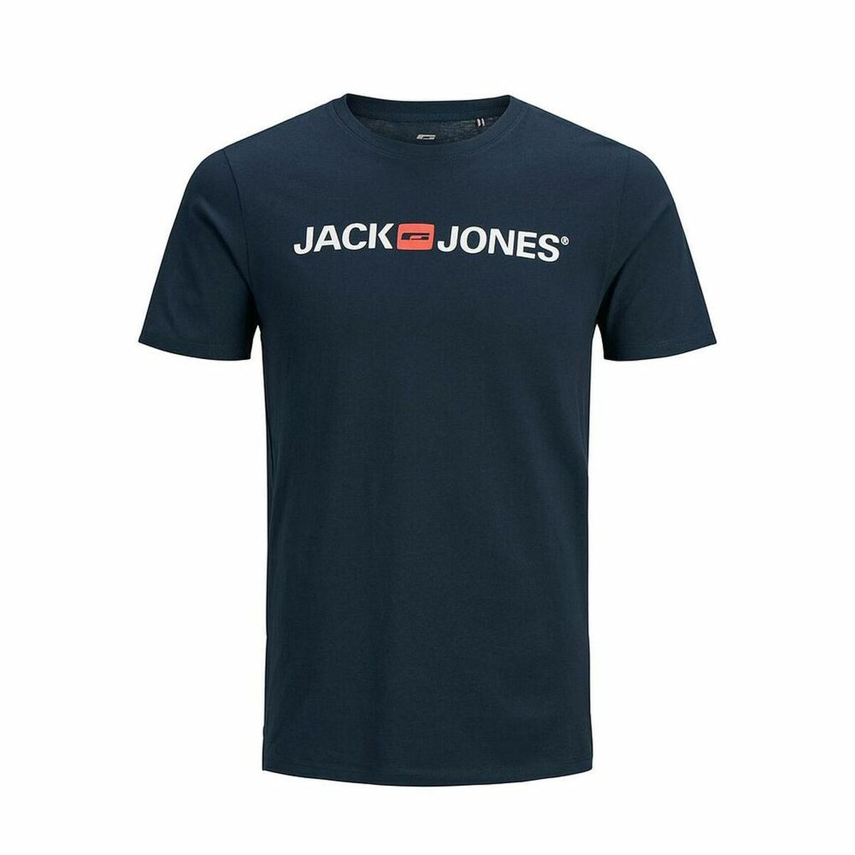 Maglia a Maniche Corte Uomo JJECORP LOGO TEE SS O-NECK NOSS  Jack & Jones  12137126  Blu Marino