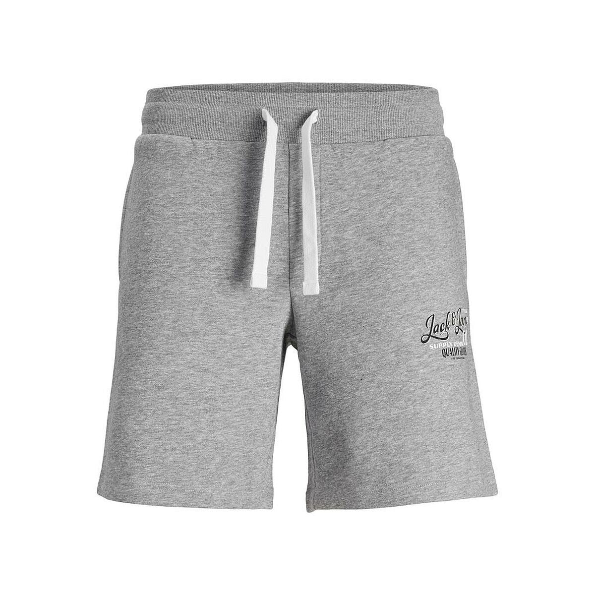 Pantaloni Corti Sportivi da Uomo Jack & Jones JPSTANDY SWEAT 12225087 Grigio