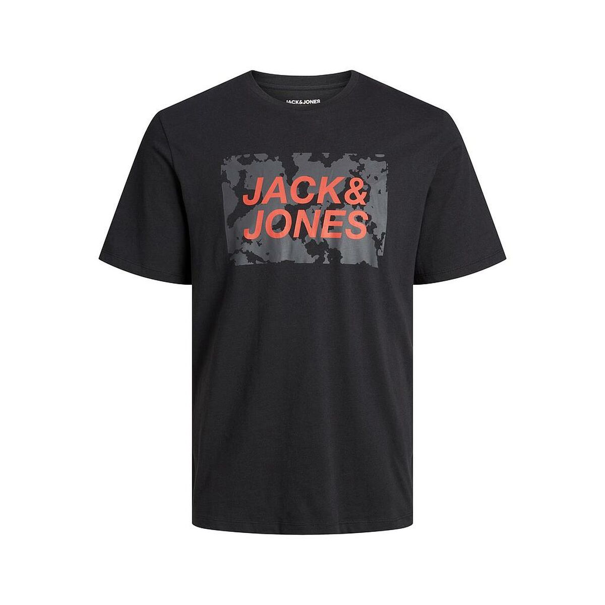 Maglia a Maniche Corte Uomo Jack & Jones TEE SS CREW NECK FST 12232356  Nero