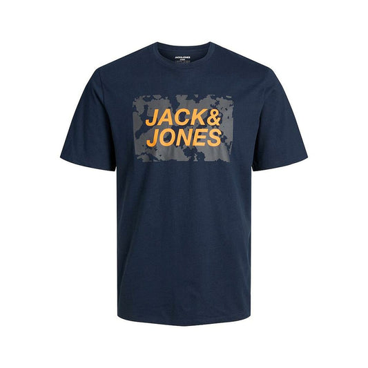 Maglia a Maniche Corte Uomo Jack & Jones TEE SS CREW NECK FST 12232356  Blu Marino