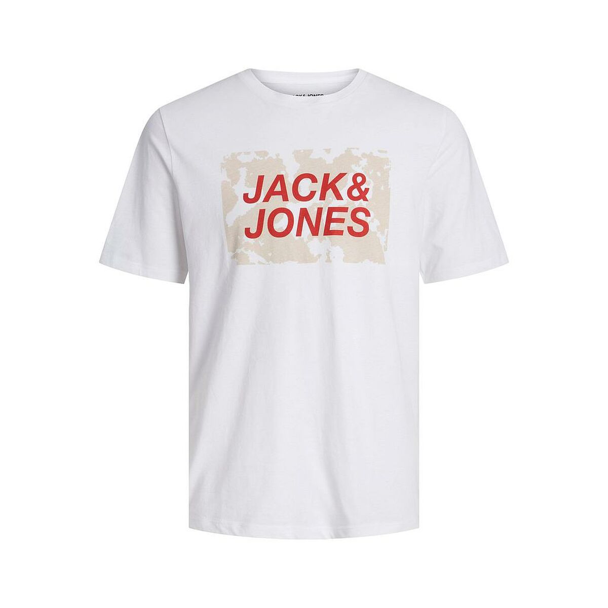 Maglia a Maniche Corte Uomo Jack & Jones TEE SS CREW NECK FST 12232356  Bianco