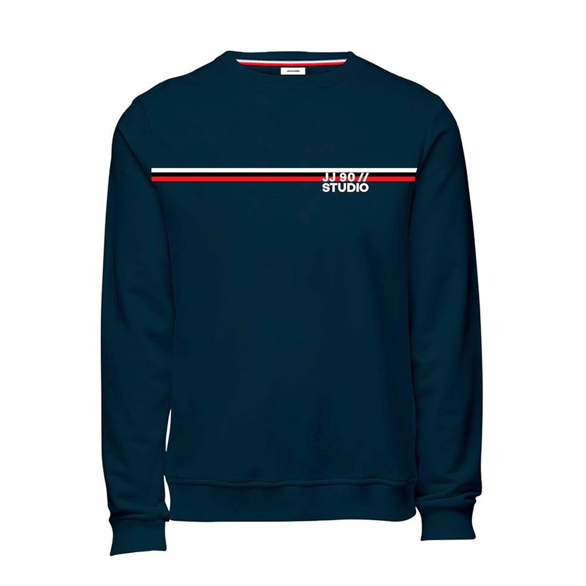 Felpa per Bambini Jack & Jones JJATLAS CREW NECK JNR 12232669 Blu Marino