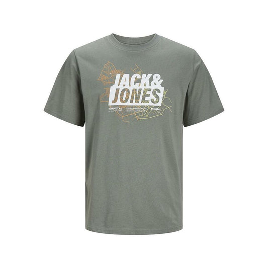 Maglia a Maniche Corte Uomo Jack & Jones LOGO TEE SS 12252376 Verde