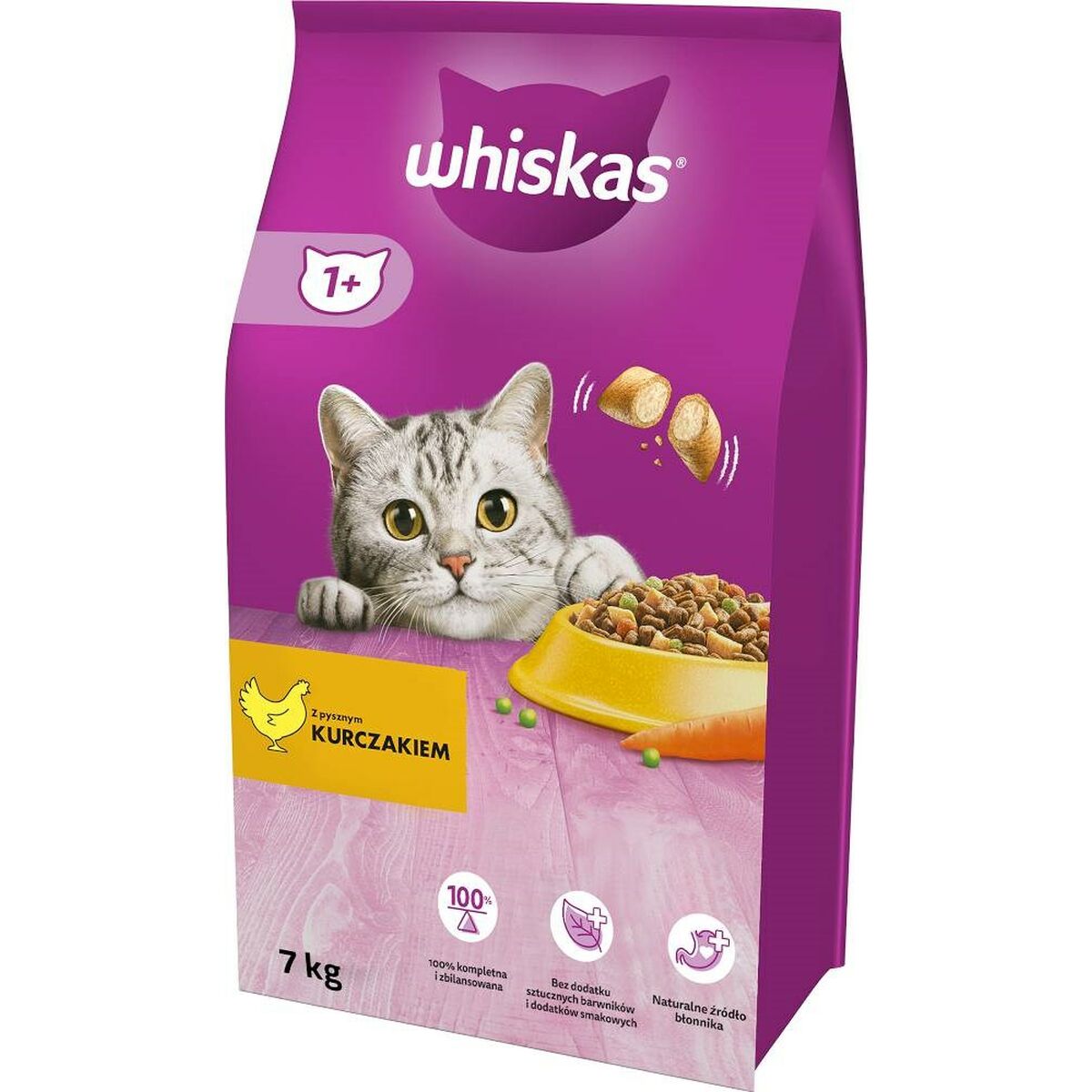 Cibo per gatti Whiskas Adult Pollo 7 kg