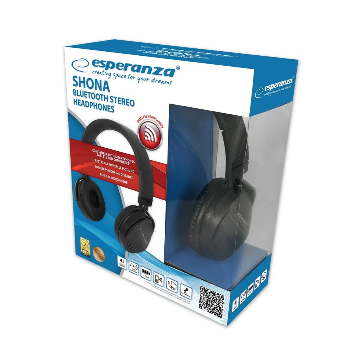 Auricolari Bluetooth con Microfono Esperanza EH217K