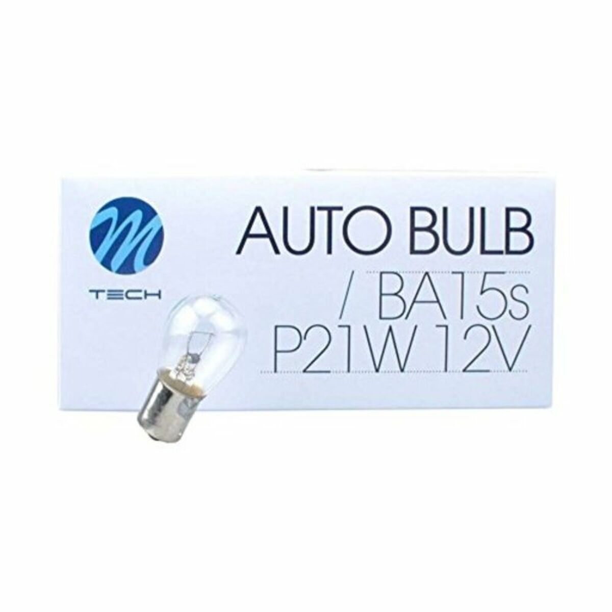 Lampadina per Auto M-Tech MT-Z14/10 21W Bianco 12 V 10 uds BA15S