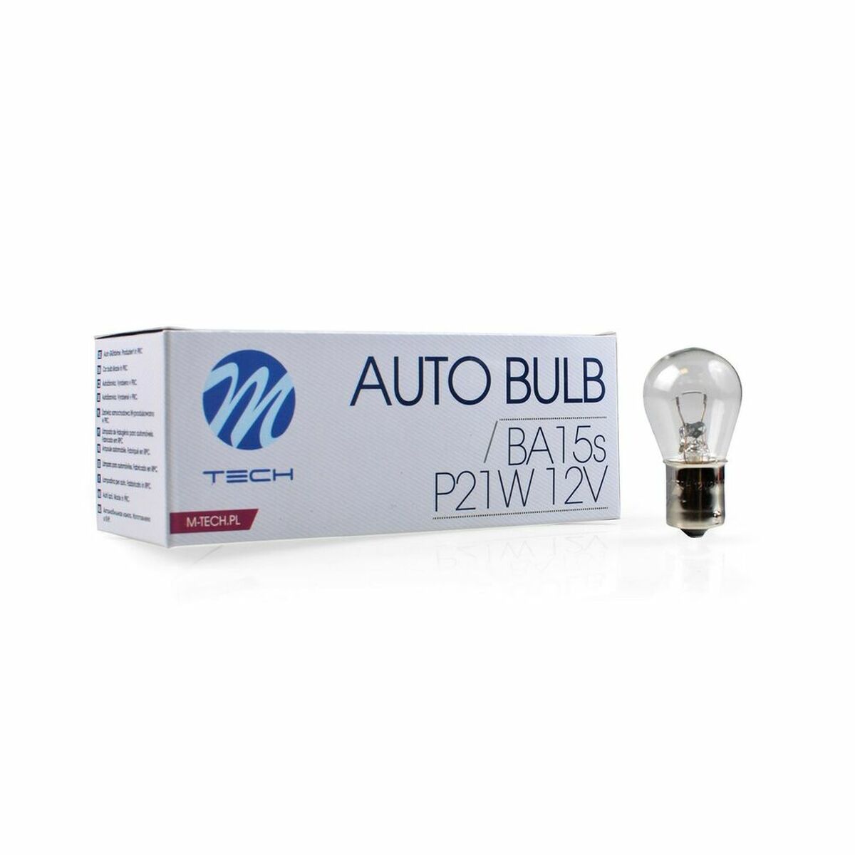 Lampadina per Auto M-Tech MT-Z14/10 21W Bianco 12 V 10 uds BA15S