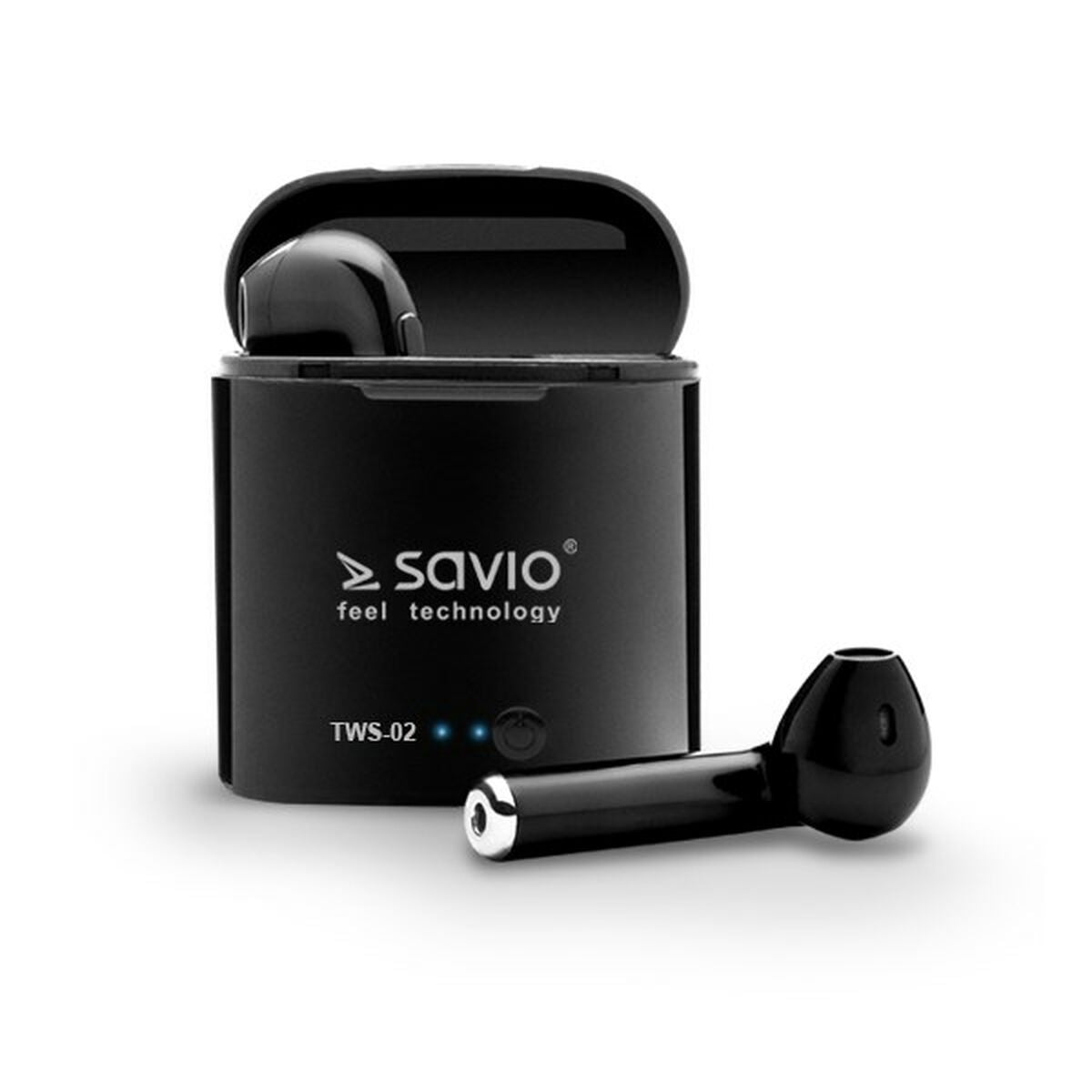 Auricolari in Ear Bluetooth Savio TWS-02 Nero Grafite