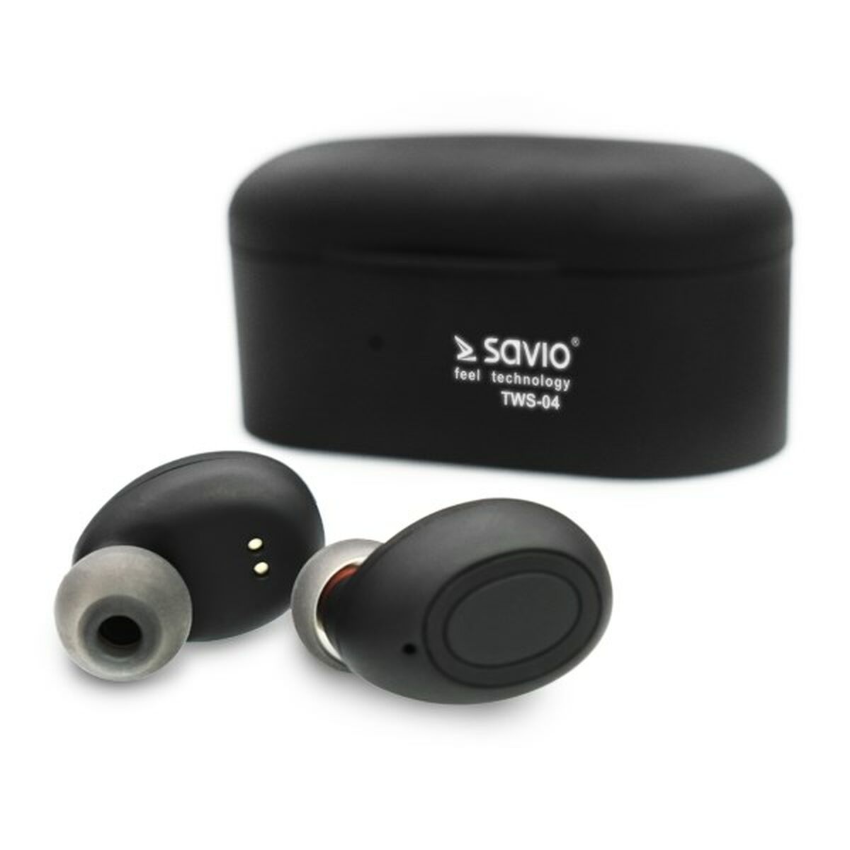 Auricolari in Ear Bluetooth Savio TWS-04 Nero Grafite