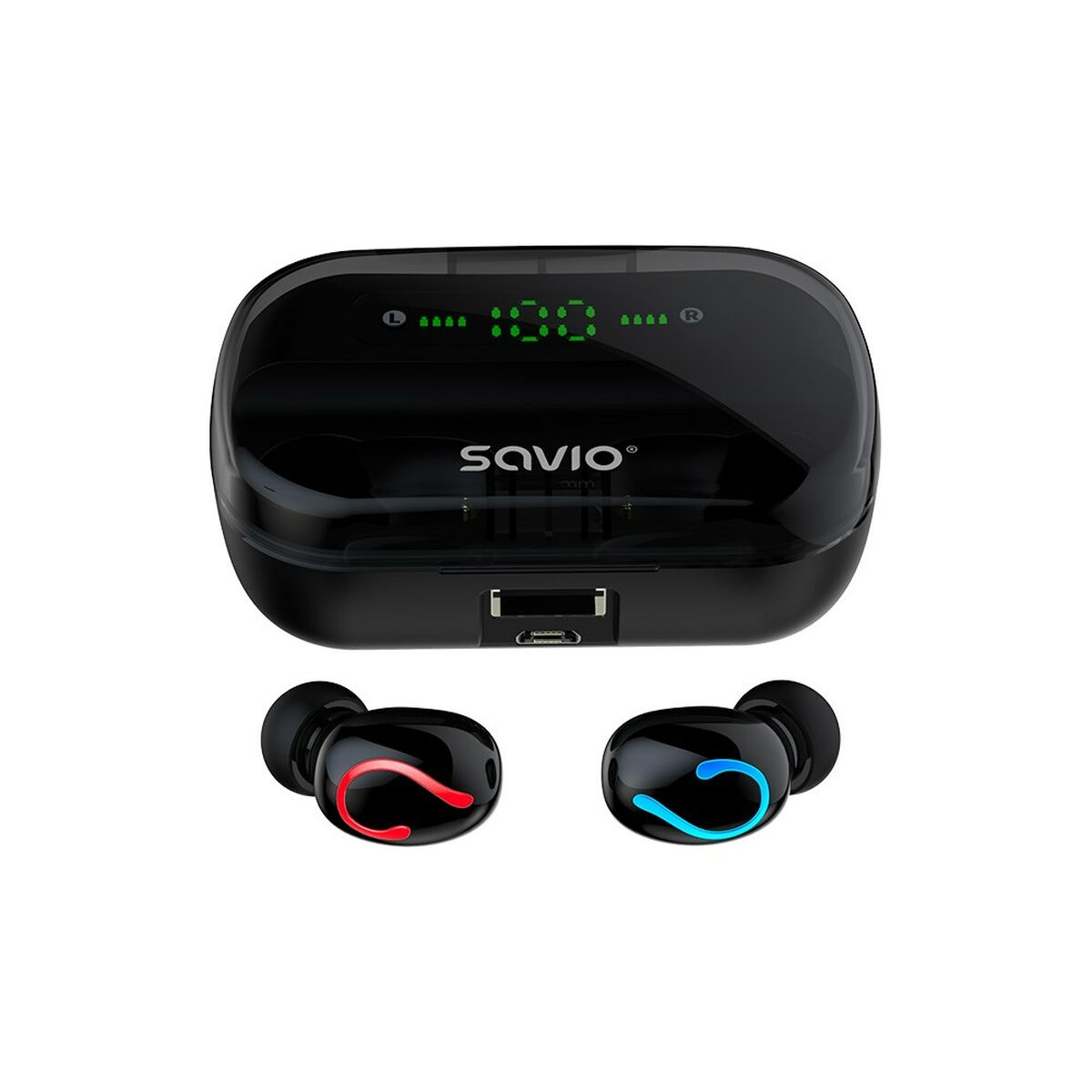Auricolari in Ear Bluetooth Savio TWS-06 Nero