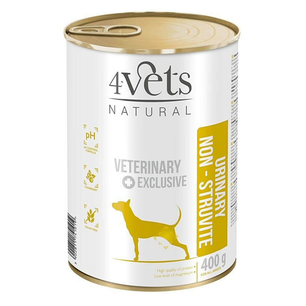 Cibo umido 4VETS Natural Urinary No Struvit Tacchino 400 g