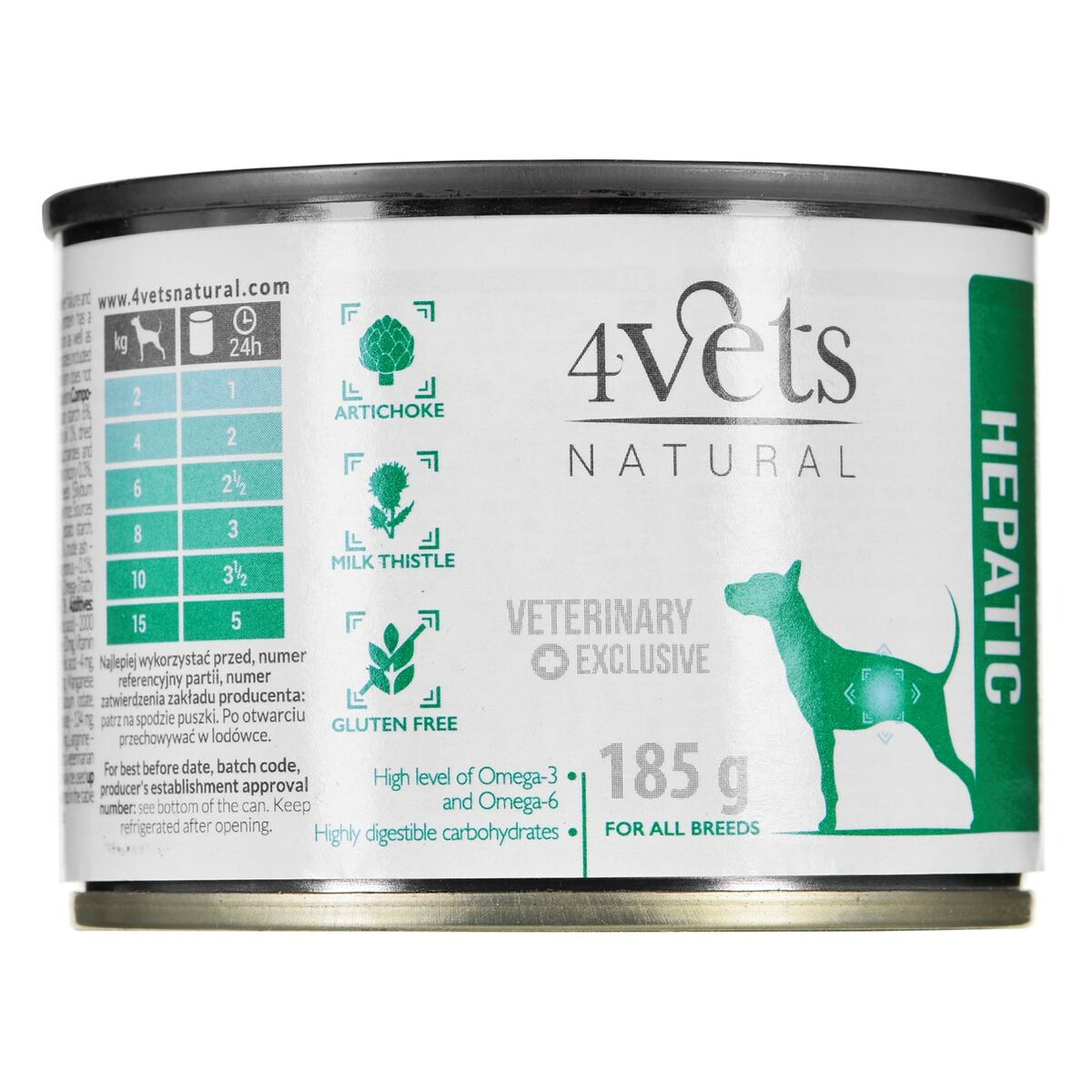 Cibo umido 4VETS                                 Cani adulti Tacchino 185 g